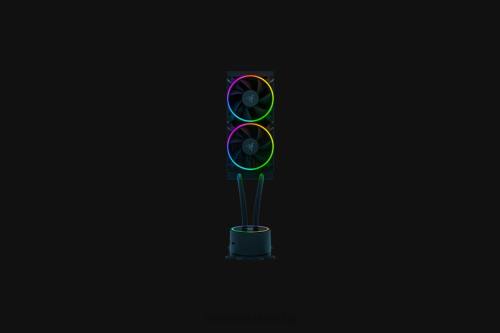 Pc Component Razer Hanbo Chroma RGB AIO Liquid Cooler (aRGB Pump Cap) One Color 26T019