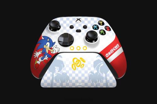 Console Razer Sonic the Hedgehog Wireless Controller & Quick Charging Stand for Xbox One Color 26T0167
