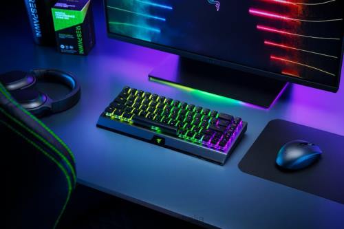 Keyboard Razer BlackWidow V3 Mini HyperSpeed - Phantom Edition - Yellow Switch - US Black 26T064