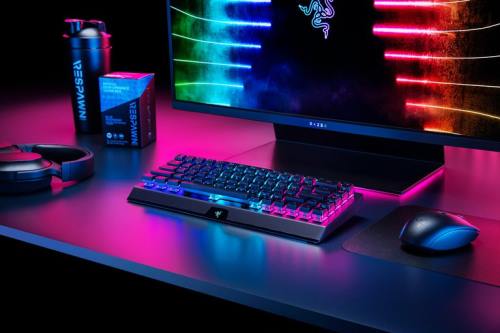 Keyboard Razer BlackWidow V3 Mini HyperSpeed - Phantom Edition - Yellow Switch - US Black 26T064