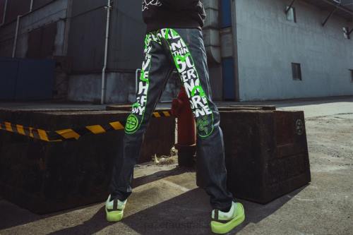 Apparel Razer EVISU Daicock Print with Embroidery Carrot-Fit Jeans #2017 One Color 26T0192